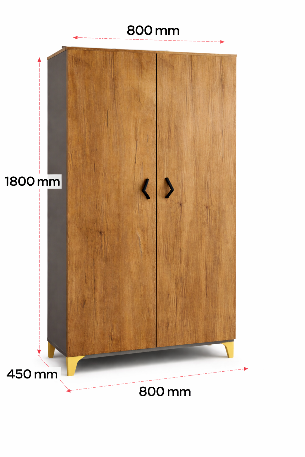 Double Door Storage Wardrobe